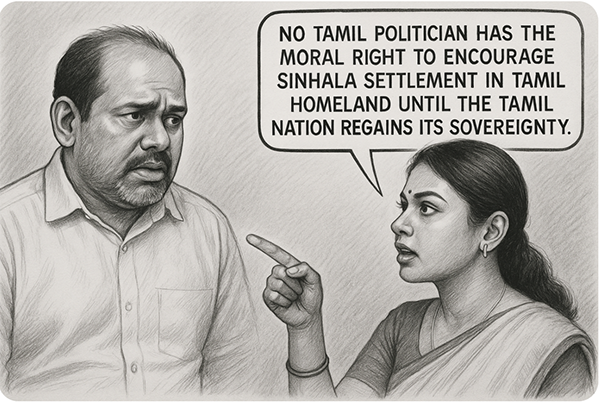 Tamil Sovereignty First: Diaspora Opposes All Forms of Sinhala Settlement