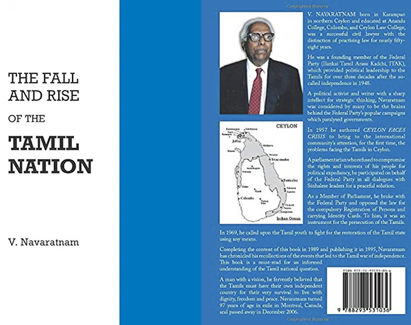 Navaratnam Warned: Federalism Was a Historic Mistake — Sovereignty Alone Can Protect Tamils/