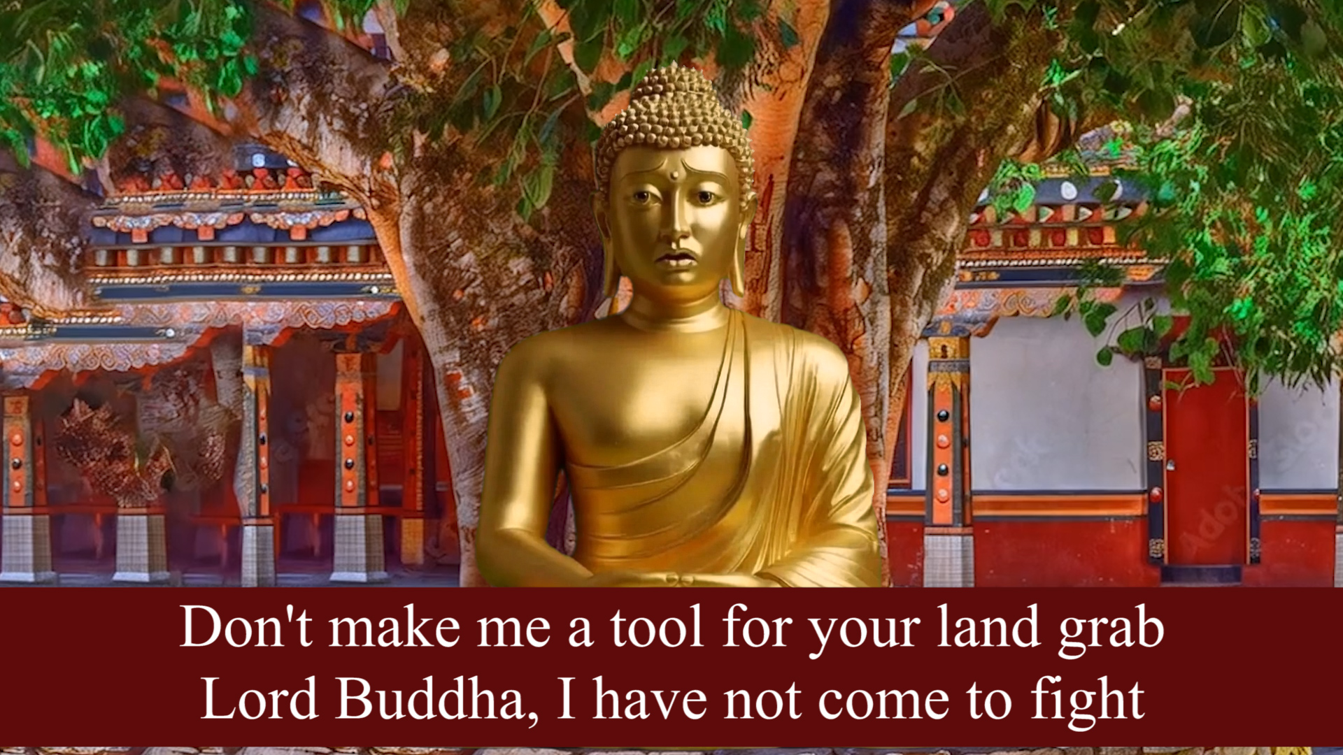 Video: Lord Buddha shares his wisdom and gives advice to Sinhala Buddhists.