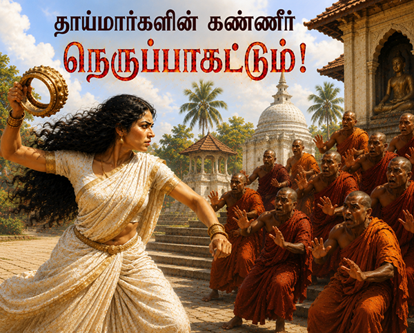தமிழ் இளைஞர்களையும் அவர்களின் கலாச்சாரத்தையும் பாதுகாக்க, பாலியல் மற்றும் போதைப்பொருள் குற்றங்களில் ஈடுபடும் பிக்குகள் தமிழ் ஈழத்திலிருந்து வெளியேற்றப்பட வேண்டும்.