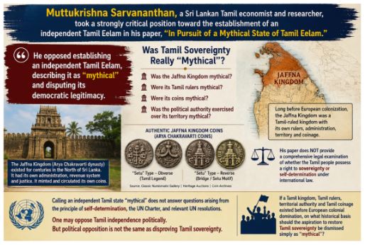 PR: Muttukrishna Sarvananthan — Was Tamil Sovereignty Really “Mythical”?