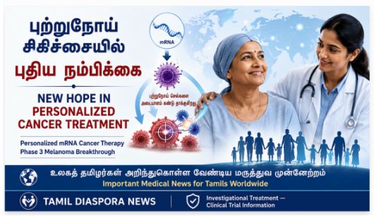 தமிழர்கள் உலகெங்கும் அறிந்துகொள்ள வேண்டிய புற்றுநோய் மருத்துவ முன்னேற்றம்