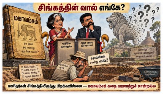 கட்டுக்கதைகளை அம்பலப்படுத்துதல்: மகாவம்சம் ஒரு சமயப் புனைவு—தொல்லியல் உண்மை அல்ல